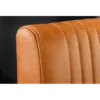 Krzesło BIG ASTON skórzane brązowe czarne nogi*Invicta Interior Discount