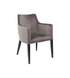 Krzesło BLACK MODE 87 cm welwet szary*KARE