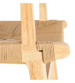 Krzesło BRAZOS 85 cm drewno kauczuk naturalne*Zona-Design