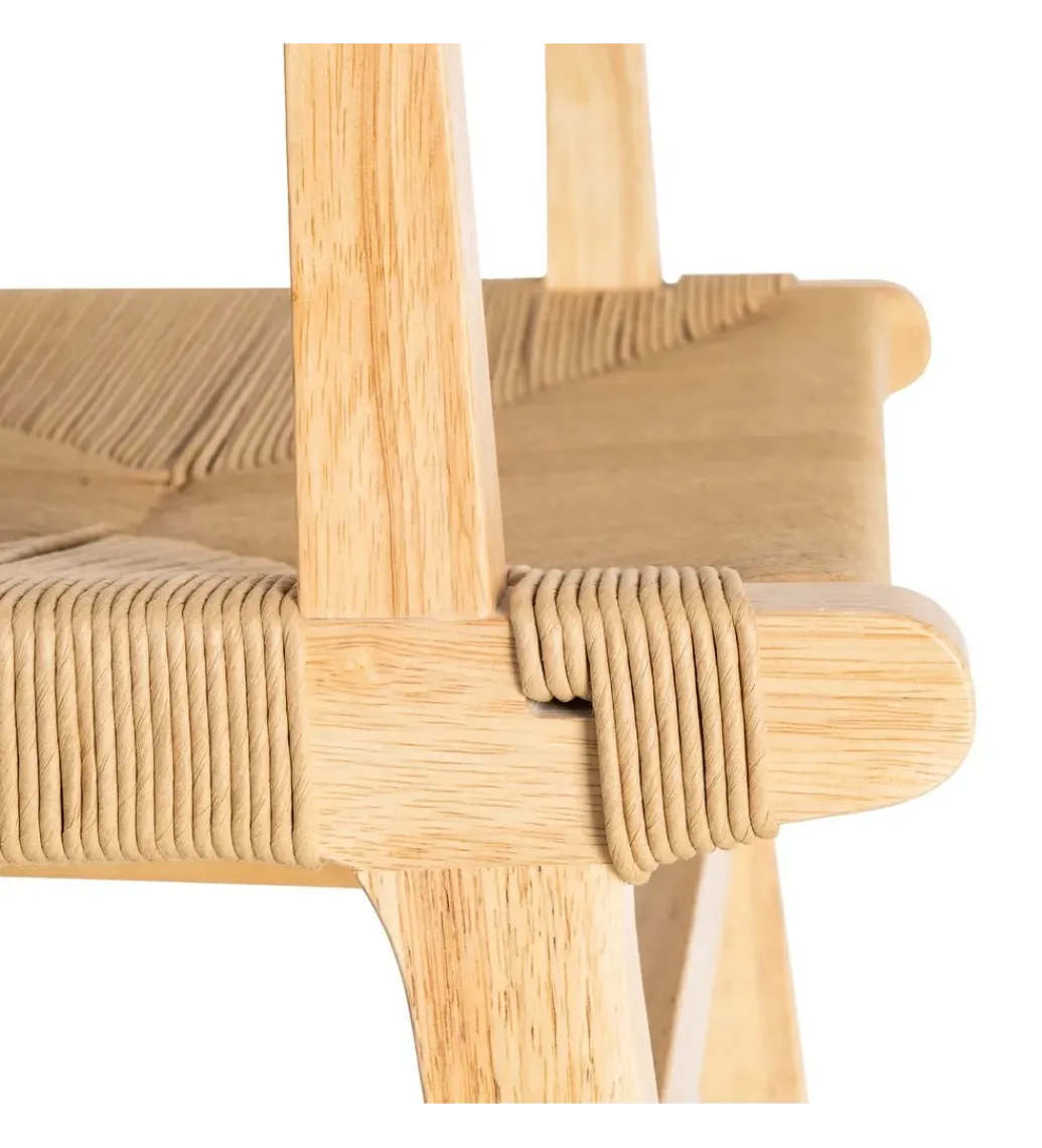 Krzesło BRAZOS 85 cm drewno kauczuk naturalne*Zona-Design