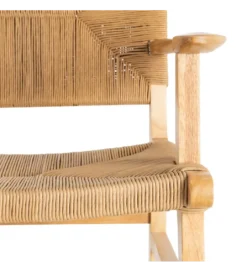 Krzesło BRAZOS 85 cm drewno kauczuk naturalne*Zona-Design