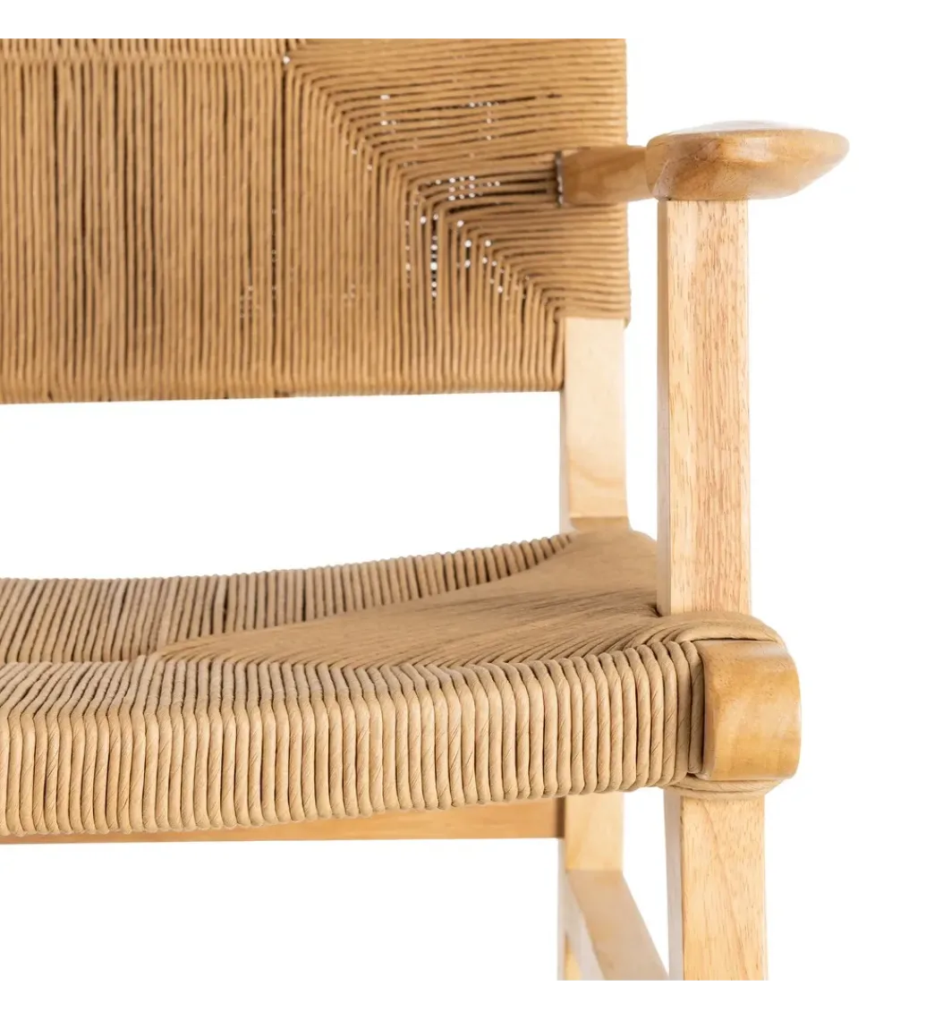 Krzesło BRAZOS 85 cm drewno kauczuk naturalne*Zona-Design