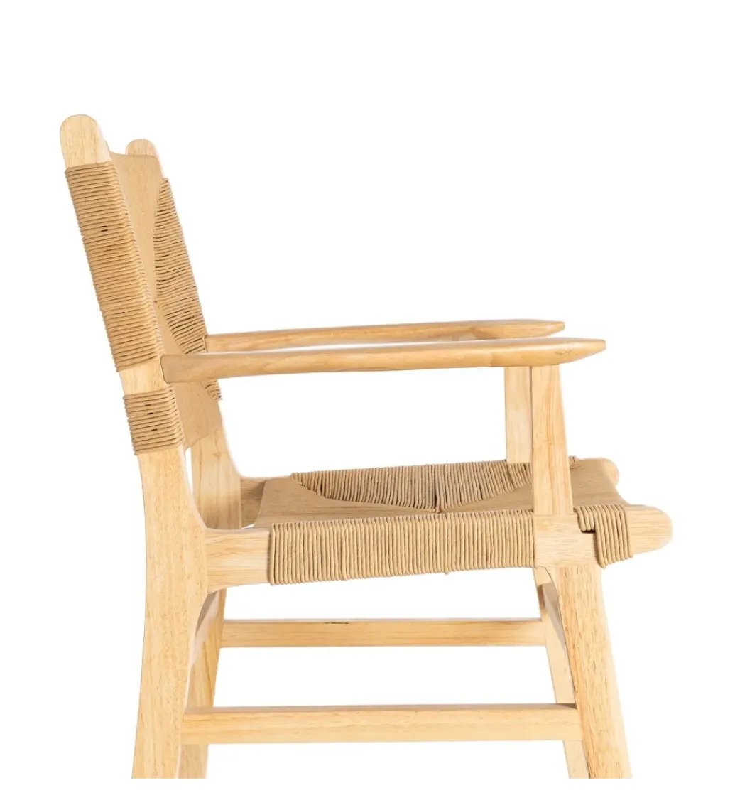 Krzesło BRAZOS 85 cm drewno kauczuk naturalne*Zona-Design