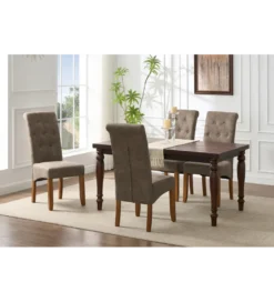 Krzesło CASA mikrofibra szary*Invicta Interior Online