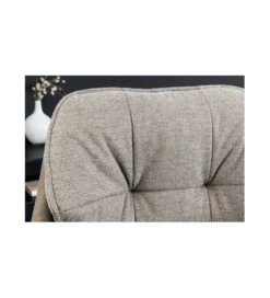Krzesło CASAR Lounger obrotowe 180 stopni taupe*Invicta Interior New