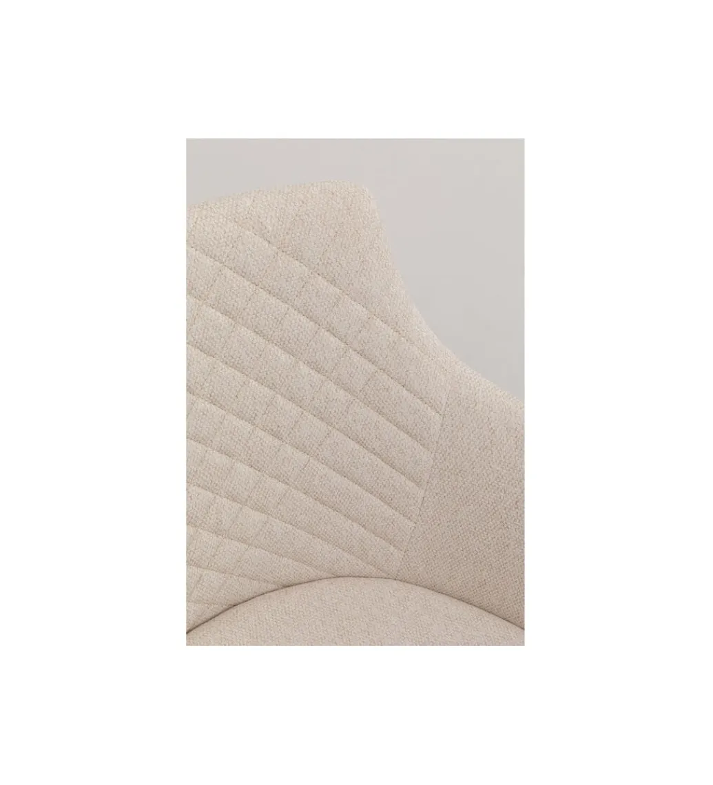Krzesło COCO WOOD kremowe Chenille*KARE Online