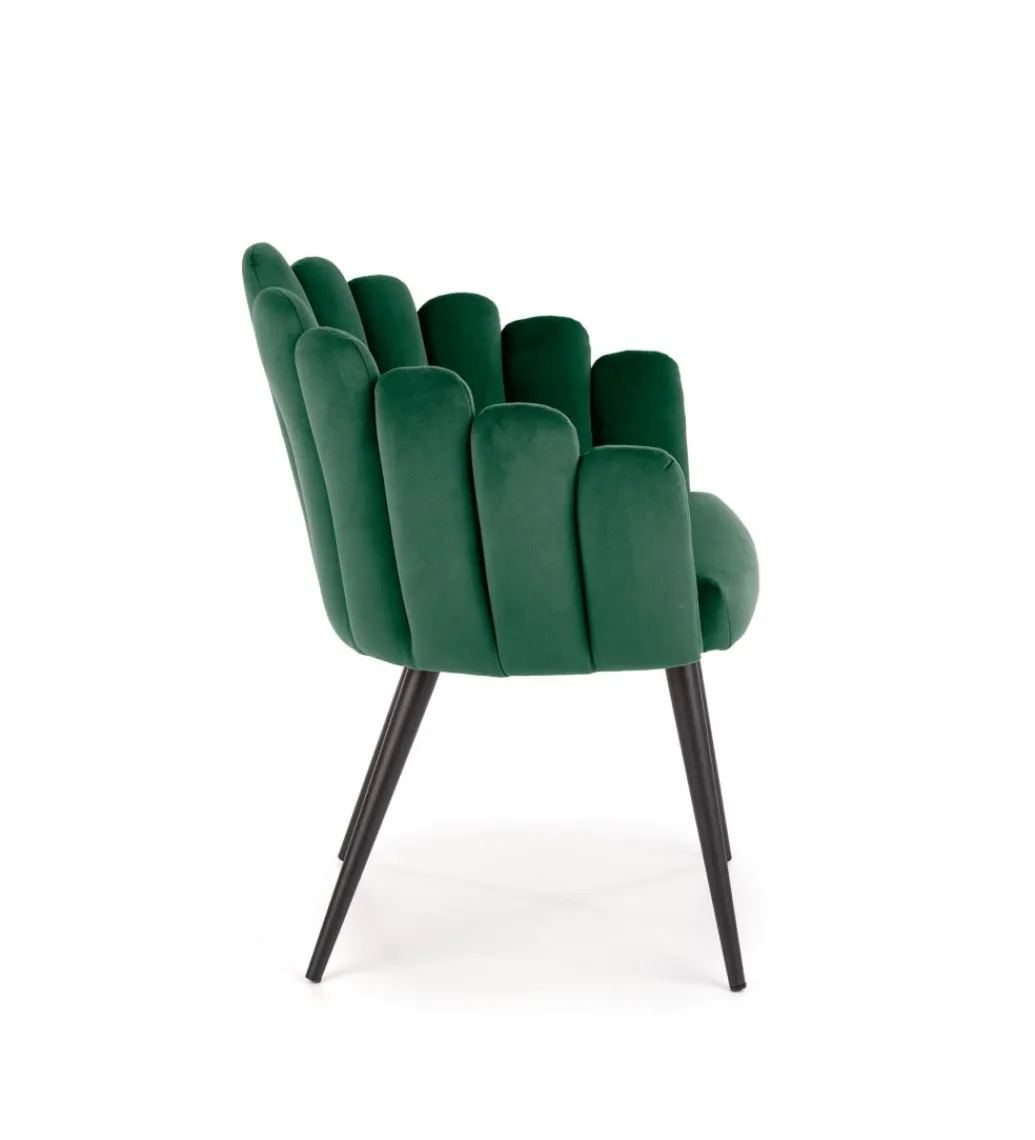 Krzesło CROWN ciemnozielone*Halmar Discount