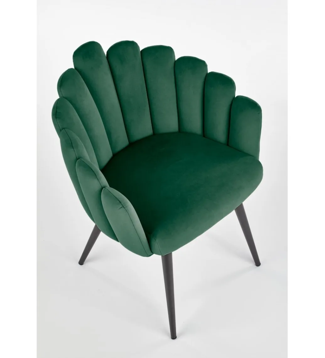 Krzesło CROWN ciemnozielone*Halmar Discount