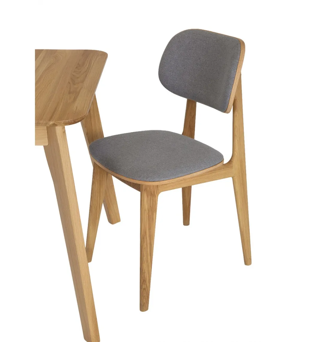 Krzesło dębowe NATIN tkanina*POLSKI DESIGN Online