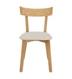 Krzesło dębowe ORMEN skóra*POLSKI DESIGN Best