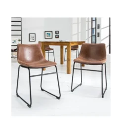 Krzesło Django Vintage brązowe*Invicta Interior - przedsprzedaż New