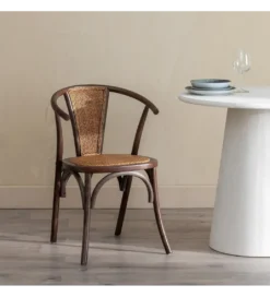 Krzesło DUROS czekoladowe ratan drewno buk*Zona-Design Online
