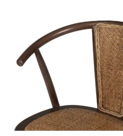 Krzesło DUROS czekoladowe ratan drewno buk*Zona-Design Online