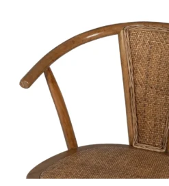 Krzesło DUROS miodowy brąz ratan drewno buk*Zona-Design New