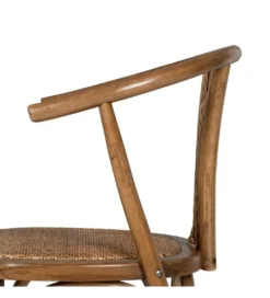 Krzesło DUROS miodowy brąz ratan drewno buk*Zona-Design New