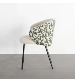 Krzesło ESTAMPADO 74 cm biało szare*Zona-Design Online