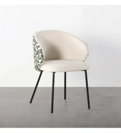 Krzesło ESTAMPADO 74 cm biało szare*Zona-Design Online
