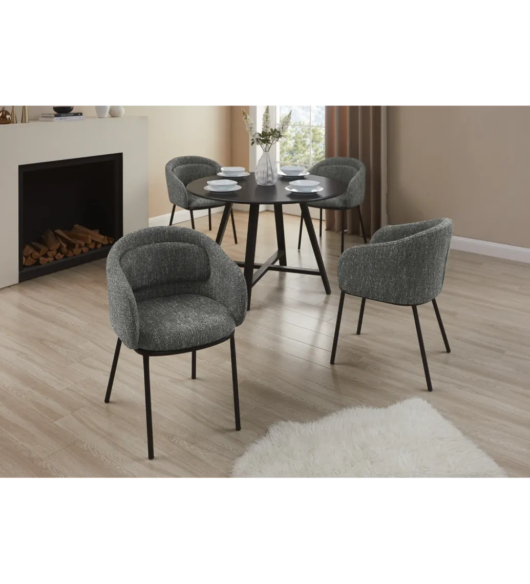 Krzesło FLORENZ szare*Invicta Interior Discount