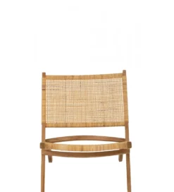 Krzesło FOLDE 78 cm drewno teak rattan*J-Line Discount