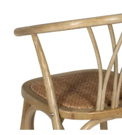 Krzesło GEKORI brązowe ratan drewno buk*Zona-Design Best