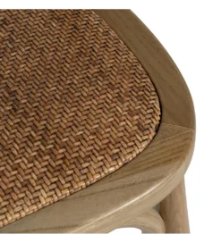 Krzesło GEKORI brązowe ratan drewno buk*Zona-Design Best