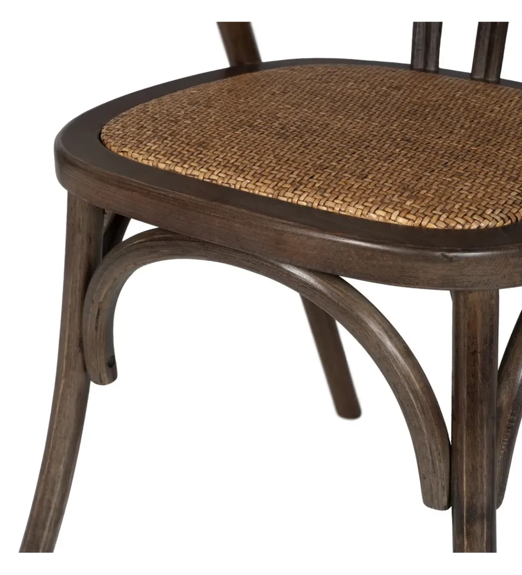 Krzesło GEKORI czekoladowe ratan drewno buk*Zona-Design Discount