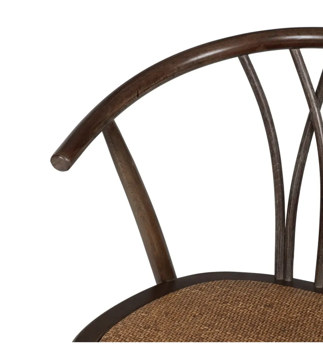 Krzesło GEKORI czekoladowe ratan drewno buk*Zona-Design Discount
