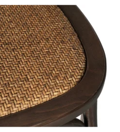 Krzesło GEKORI czekoladowe ratan drewno buk*Zona-Design Discount