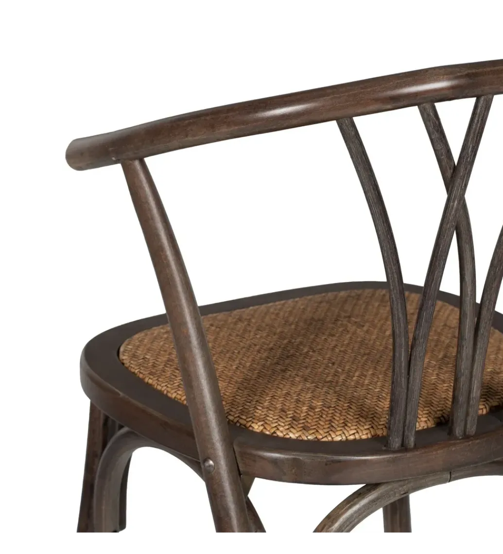 Krzesło GEKORI czekoladowe ratan drewno buk*Zona-Design Discount