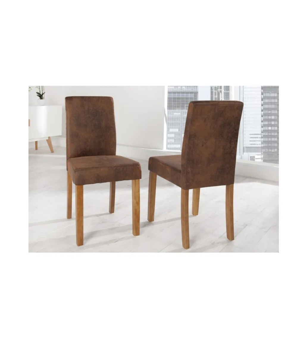 Krzesło Genoa brązowe*Invicta Interior Discount