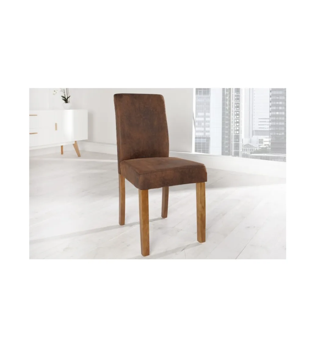 Krzesło Genoa brązowe*Invicta Interior Discount