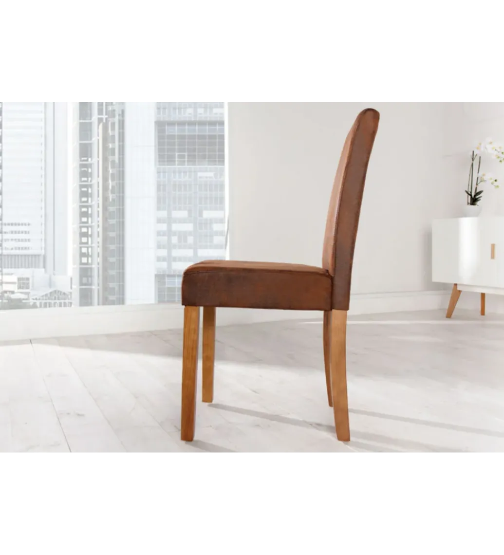 Krzesło Genoa brązowe*Invicta Interior Discount