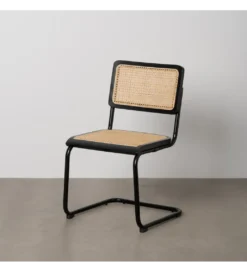 Krzesło GIVM czarne ratan drewno kauczuk*Zona-Design Discount