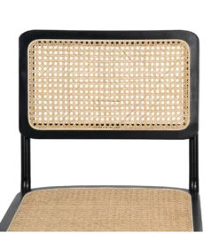 Krzesło GIVM czarne ratan drewno kauczuk*Zona-Design Discount