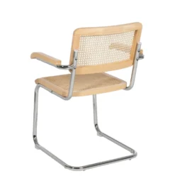 Krzesło GIVM z podłokietnikami naturalne ratan drewno kauczuk*Zona-Design Discount