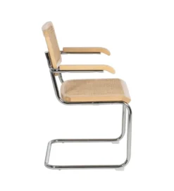 Krzesło GIVM z podłokietnikami naturalne ratan drewno kauczuk*Zona-Design Discount