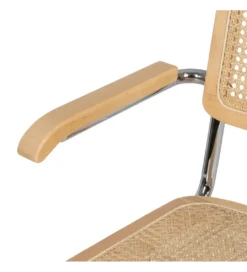 Krzesło GIVM z podłokietnikami naturalne ratan drewno kauczuk*Zona-Design Discount