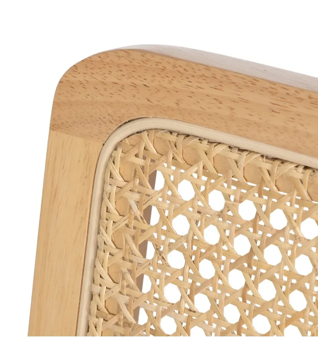 Krzesło GIVM z podłokietnikami naturalne ratan drewno kauczuk*Zona-Design Discount