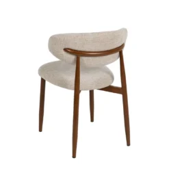 Krzesło HYUN tapicerowane brązowe*Zona-Design Best