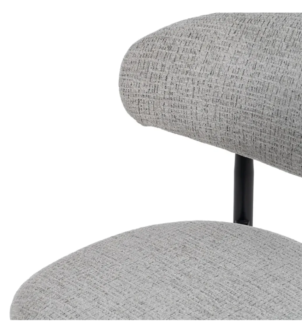 Krzesło HYUN tapicerowane czarne*Zona-Design New