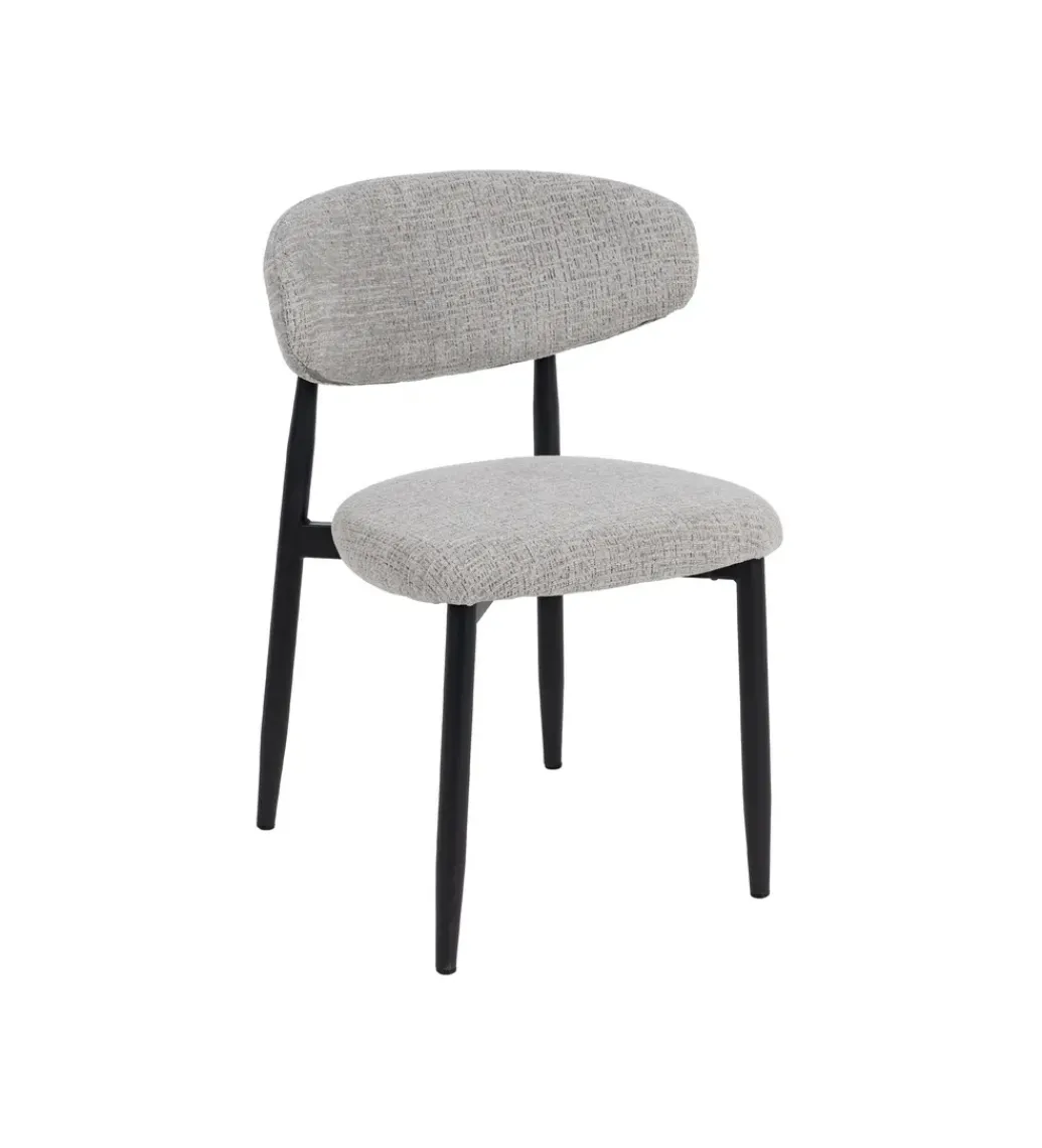 Krzesło HYUN tapicerowane czarne*Zona-Design New