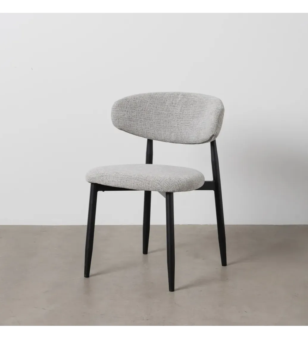 Krzesło HYUN tapicerowane czarne*Zona-Design New