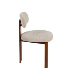 Krzesło JUGO tapicerowane brązowe*Zona-Design Online