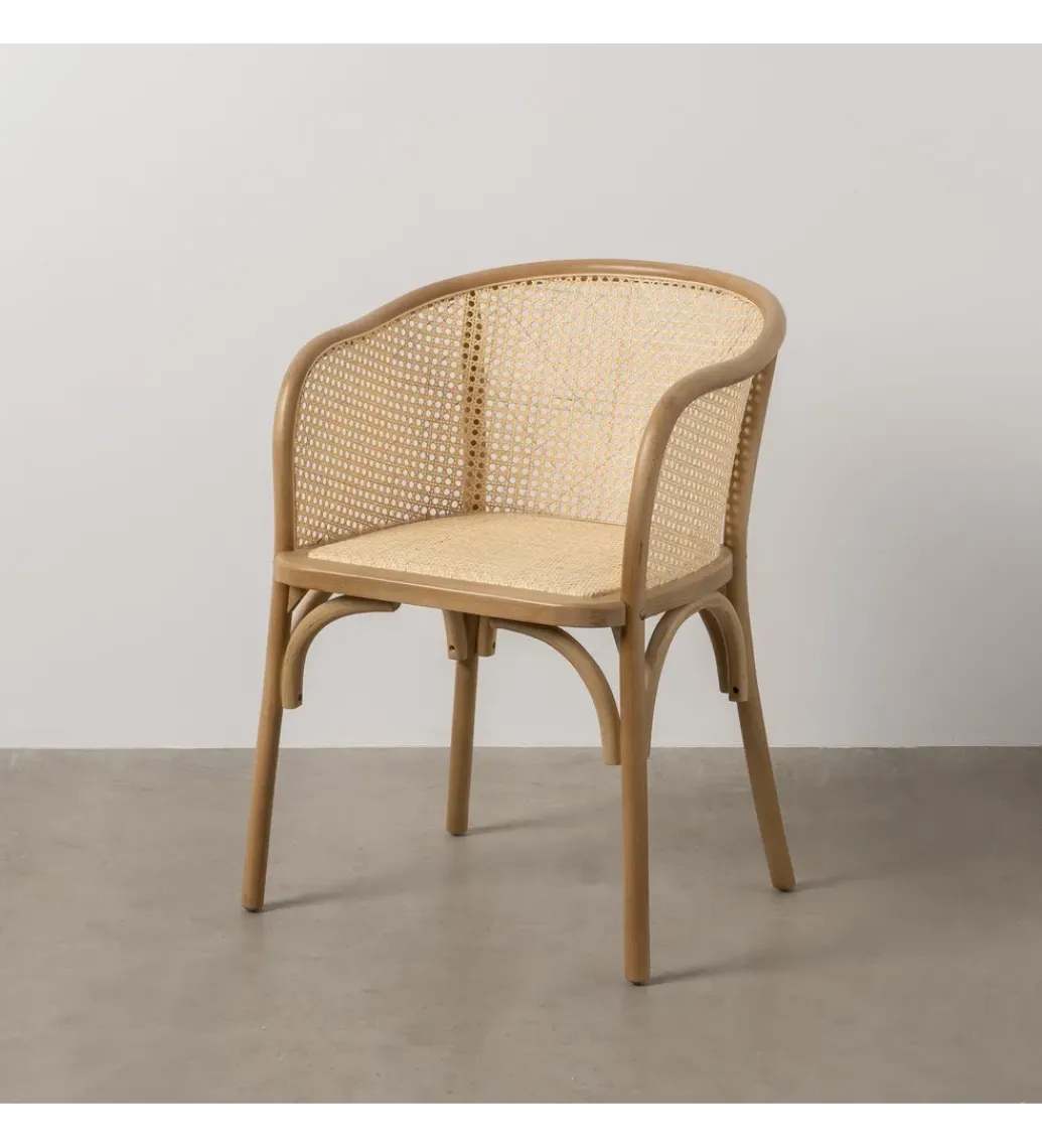 Krzesło JYNKO naturalny ratan drewno wiązu*Zona-Design