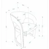 Krzesło K615 78 cm beżowe*Halmar Sale