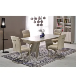 Krzesło K584 100 cm beżowe kaszmirowe*Halmar Outlet