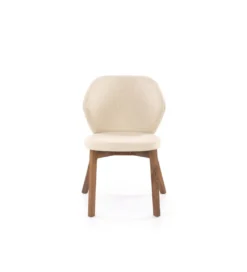 Krzesło K583 81 cm beżowe orzechowe*Halmar Hot