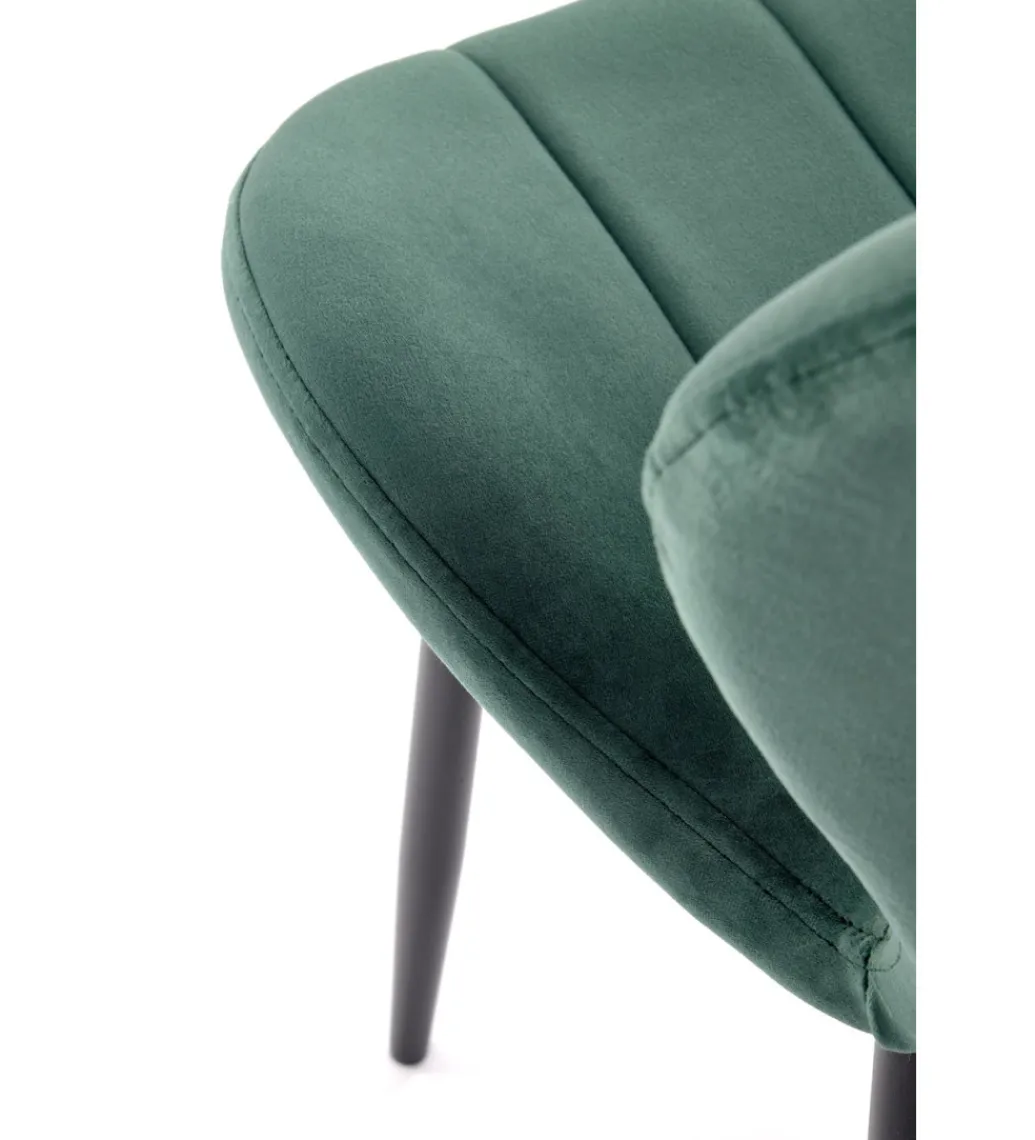Krzesło K538 85 cm ciemno zielony*Halmar Outlet
