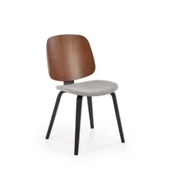 Krzesło K563 77 cm orzechowy popielaty czarny*Halmar New
