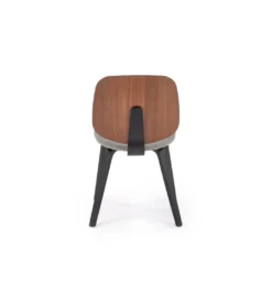 Krzesło K563 77 cm orzechowy popielaty czarny*Halmar New